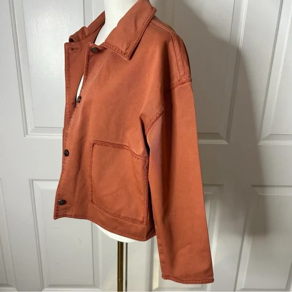 NWT LOGO by Lori Goldstein Patch Pocket Jacket with Embroidery (Size L) - Picture 5 of 8